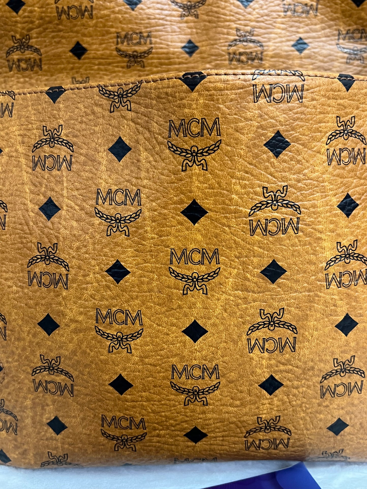 MCM COGNAC CROSSBODY