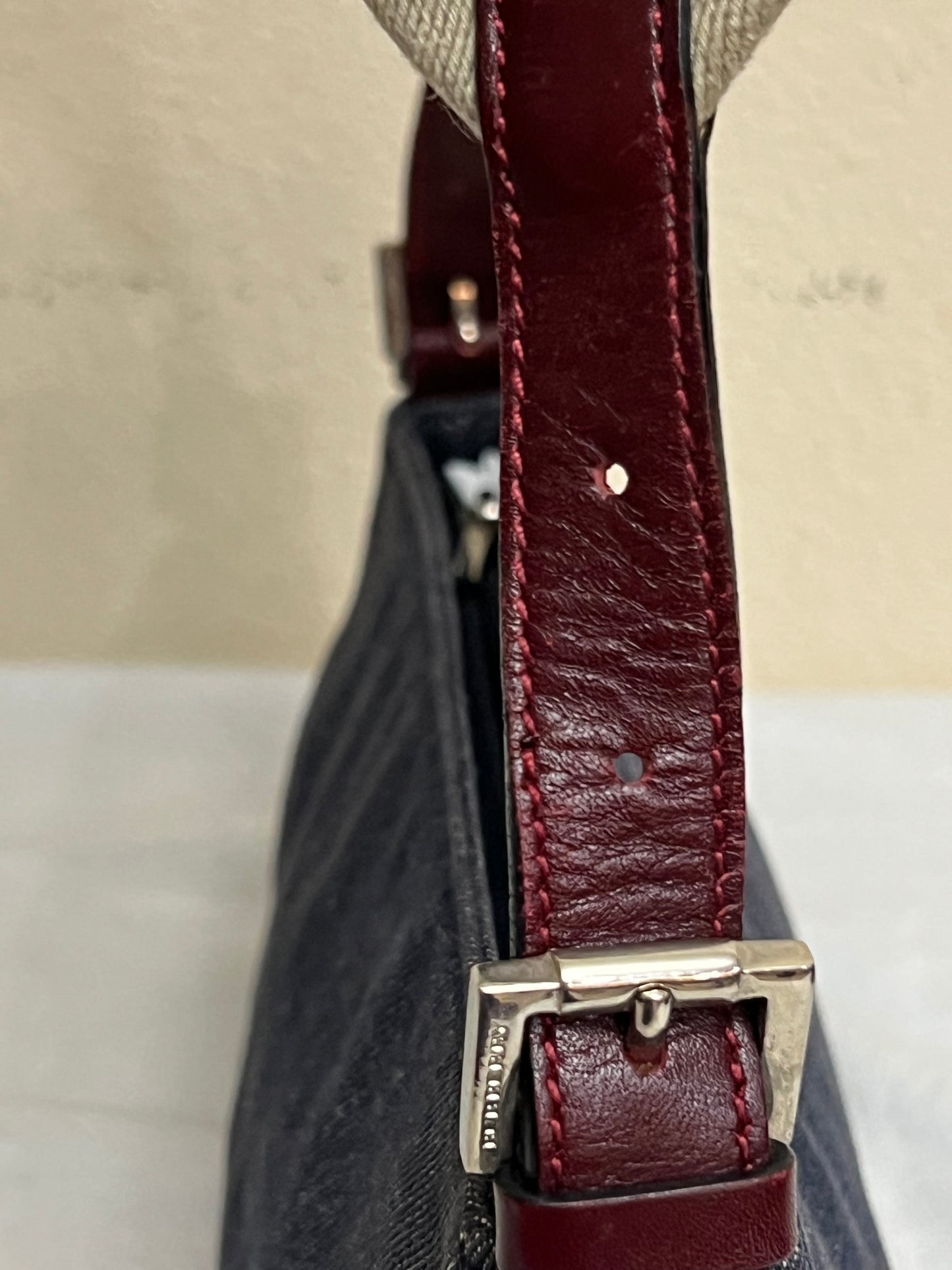 BURBERRY DENIM SHOULDER BAG