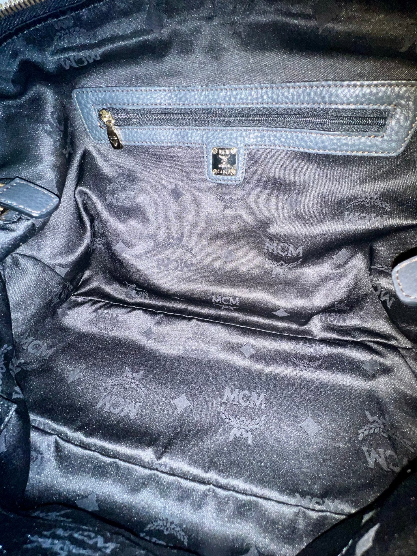 MCM BOSTON SOFT LEATHER