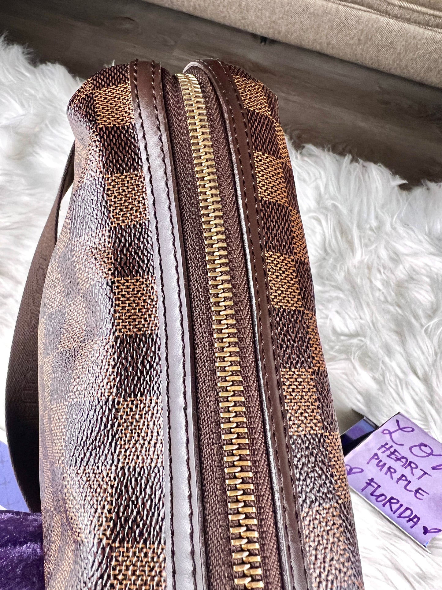 TROTTEUR DAMIER MESSENGER BAG