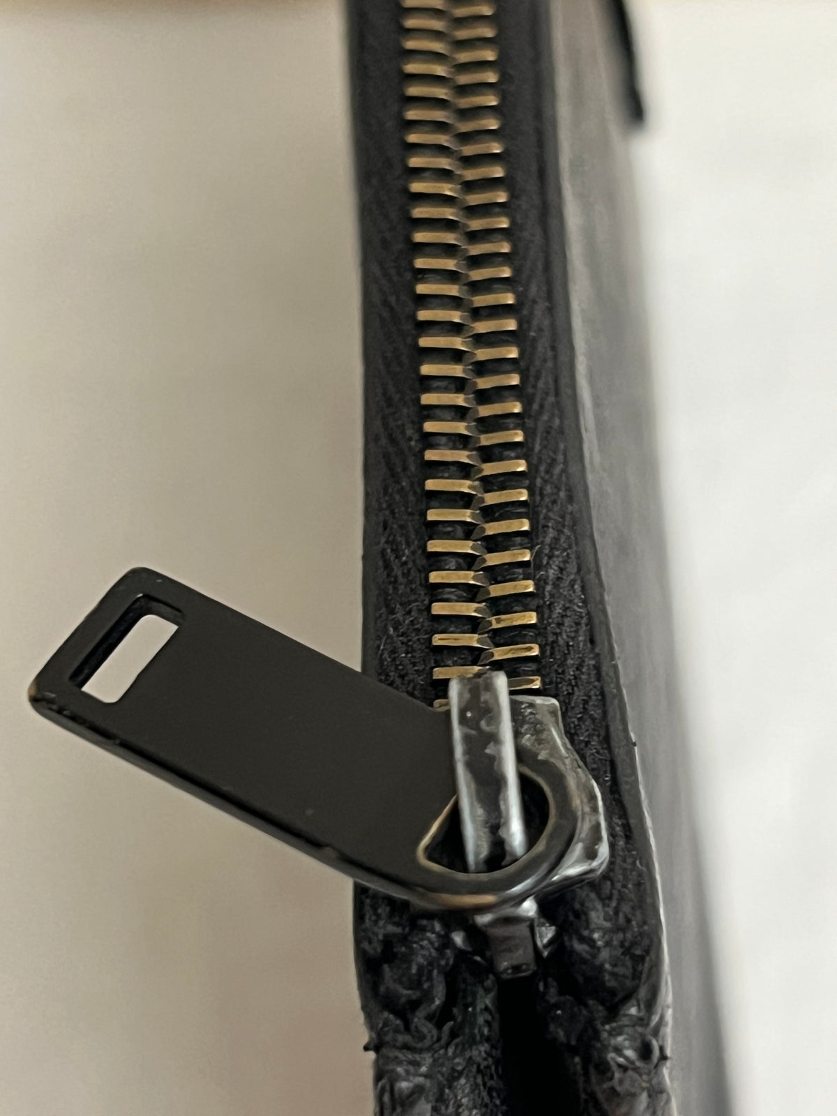 YSL CROC CLUTCH