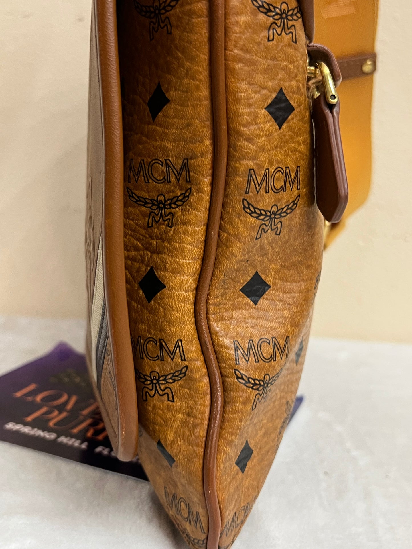MCM COGNAC CROSSBODY