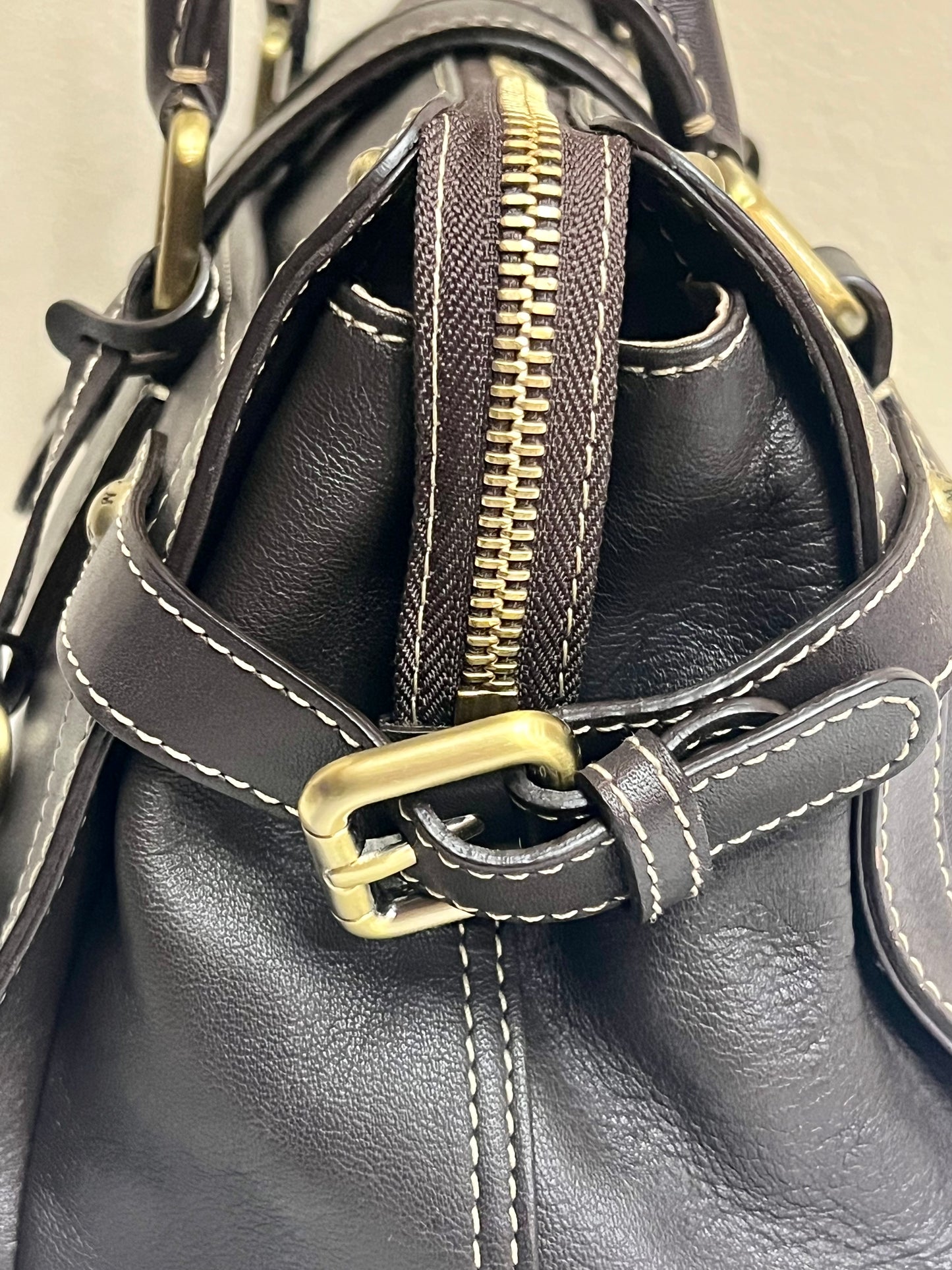 MCM CHOCO BROWN TOTE