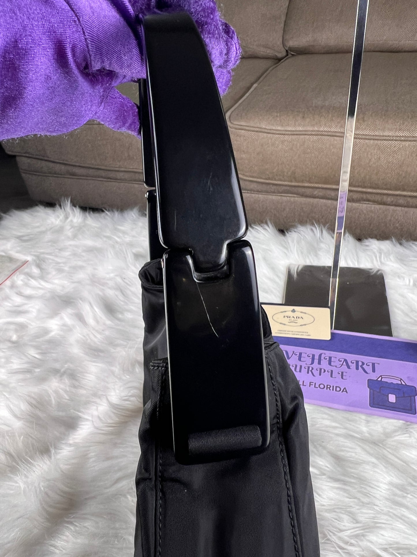 PRADA SHOULDER BAG BLACK