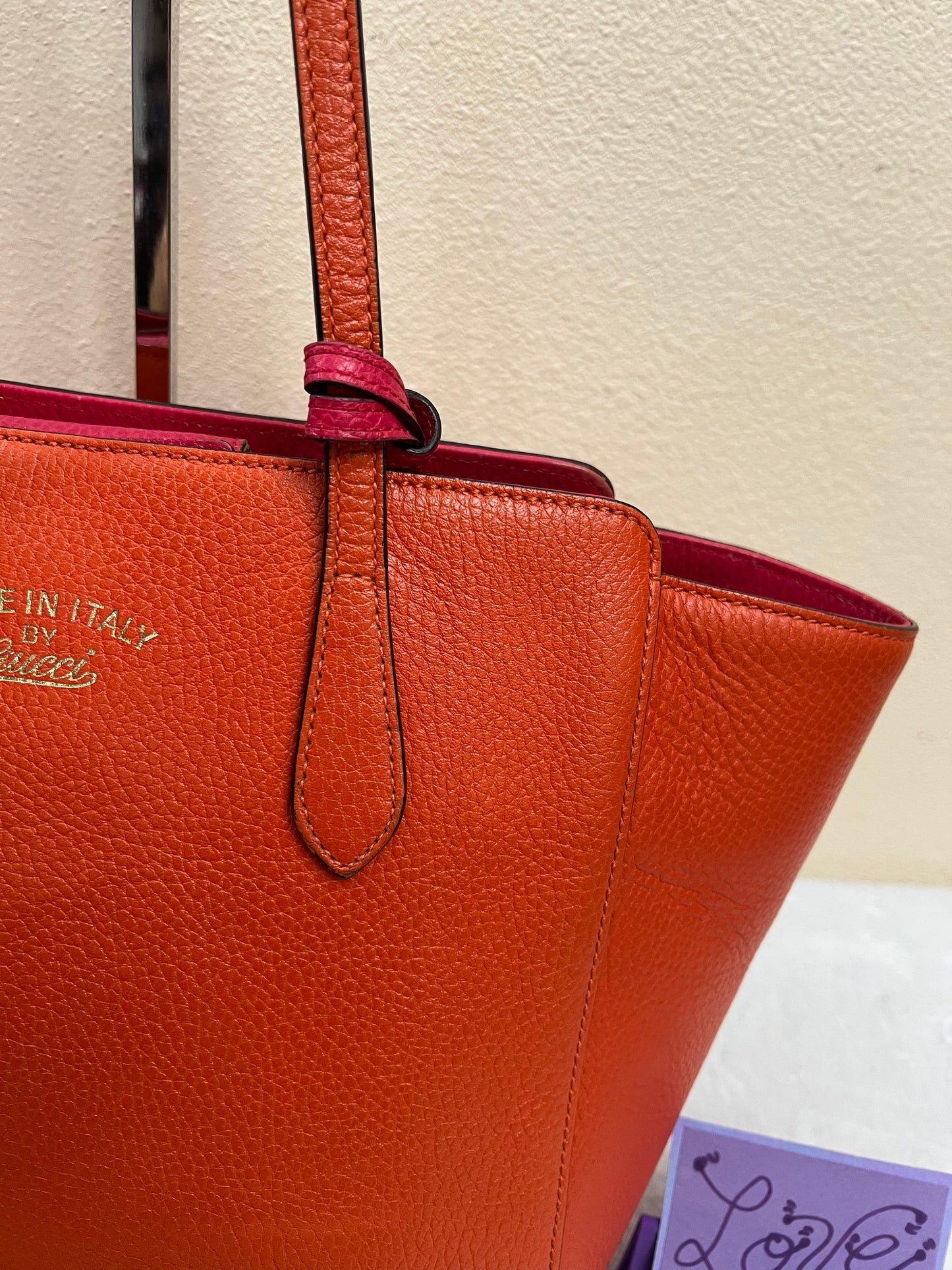 SWING TOTE BAG ORANGE