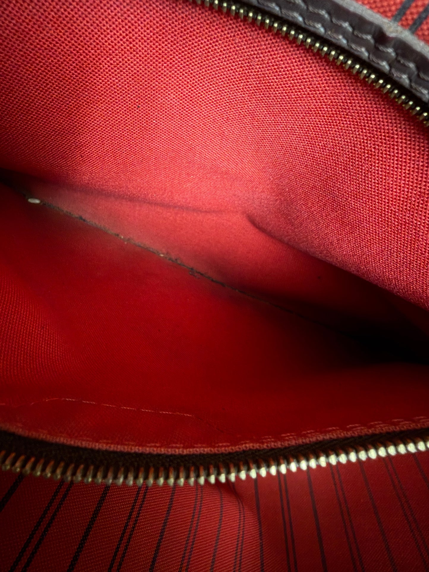 NEVERFULL MM W/ POUCH DAMIER EBENE