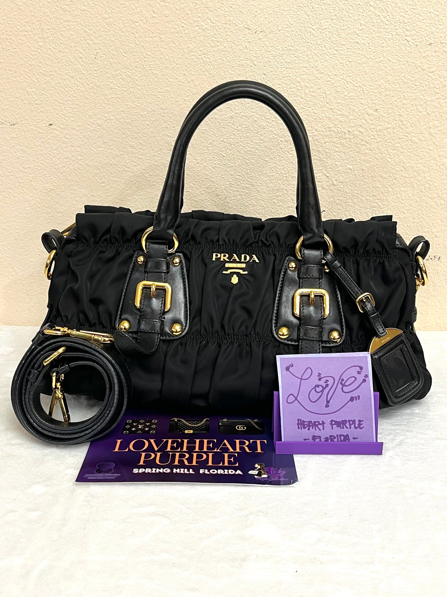 TESSUTO 2 WAY BAG BLACK