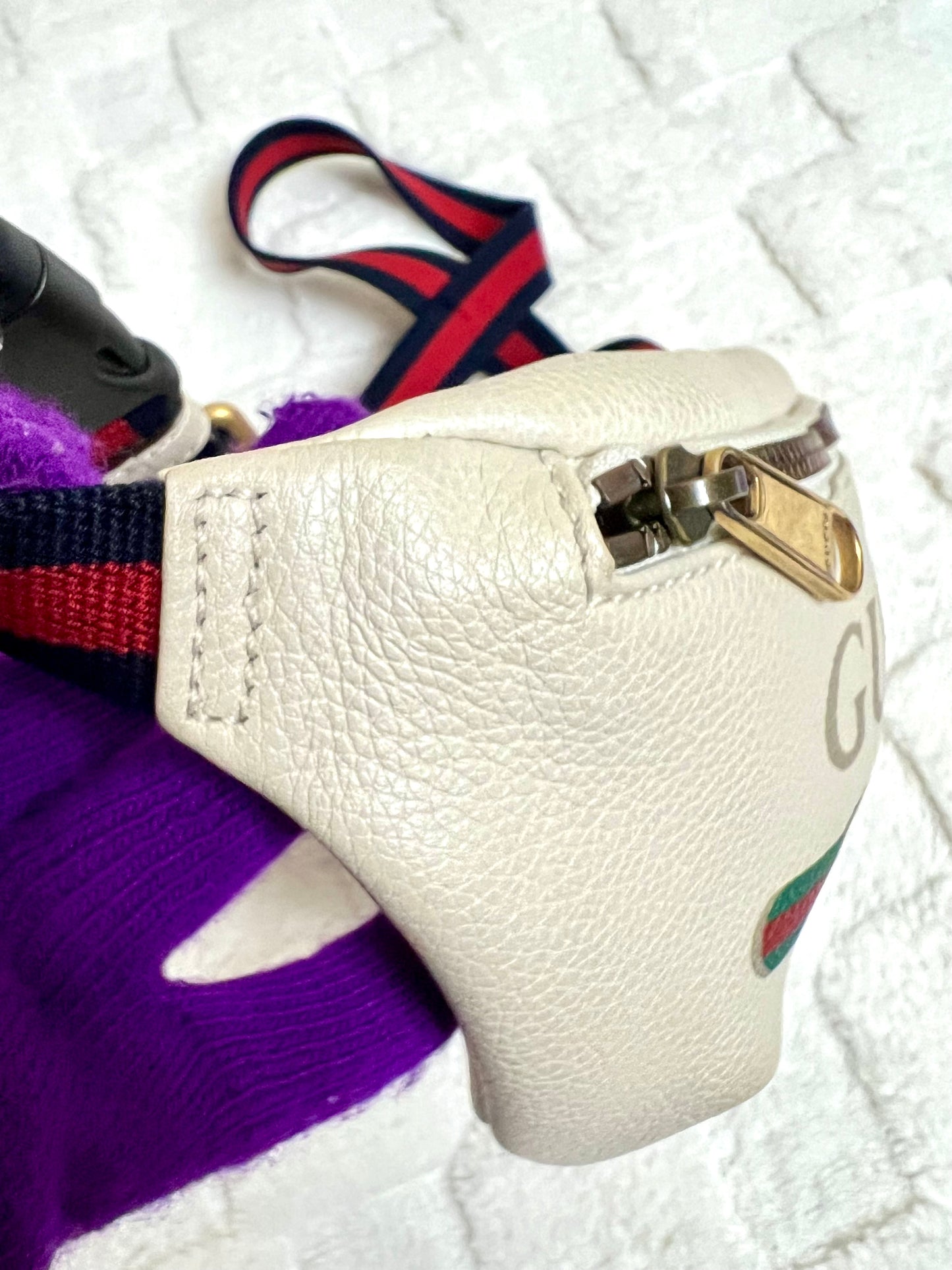 G_G BELT BAG WHITE