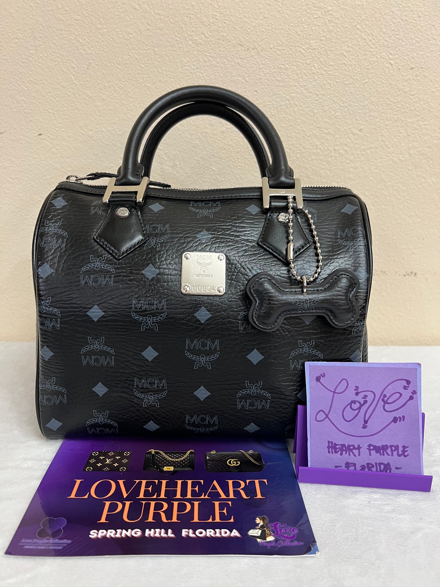 MCM BOSTON 25 W/ BONE