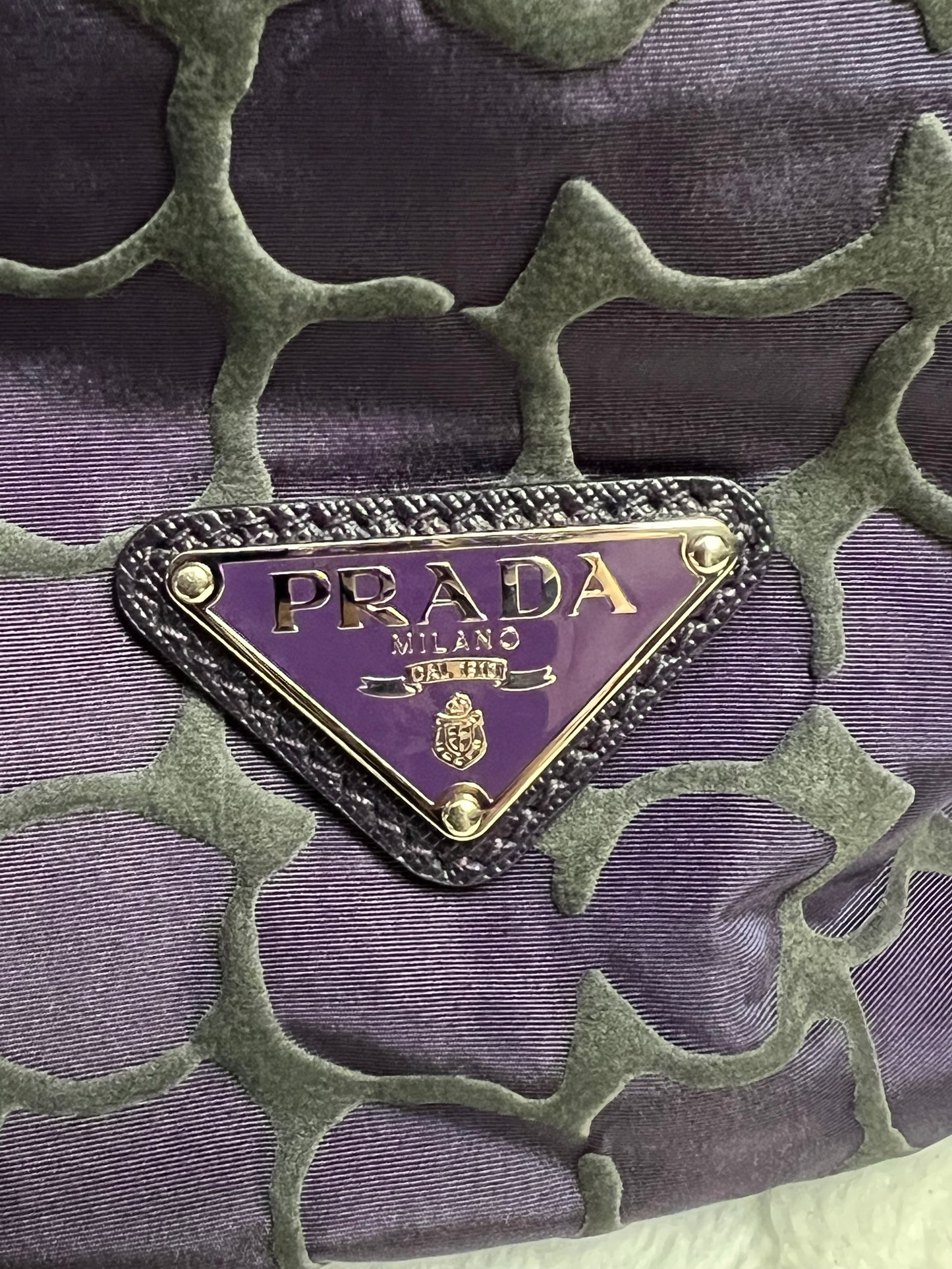P_R_A_D_A TOTE PURPLE
