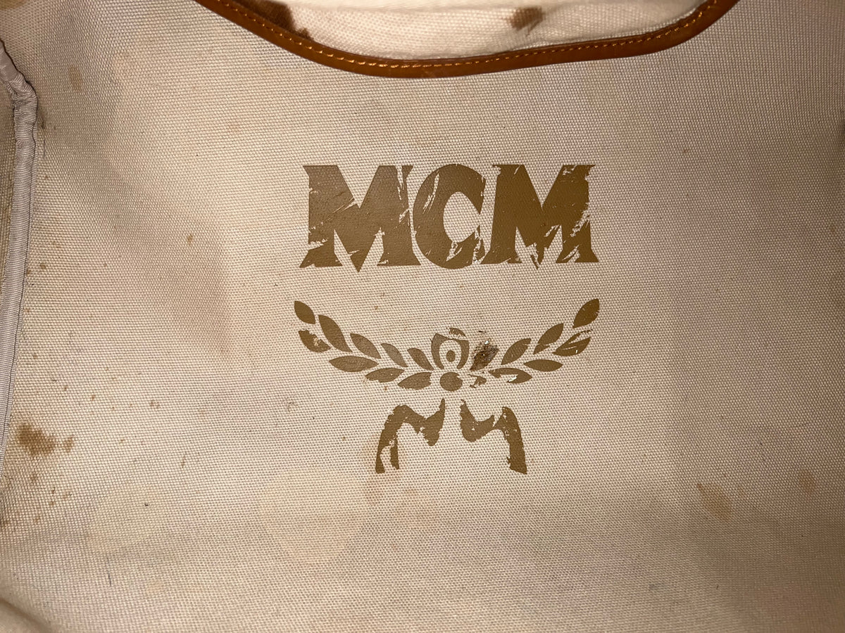 MCM DUFFLE 40 COGNAC