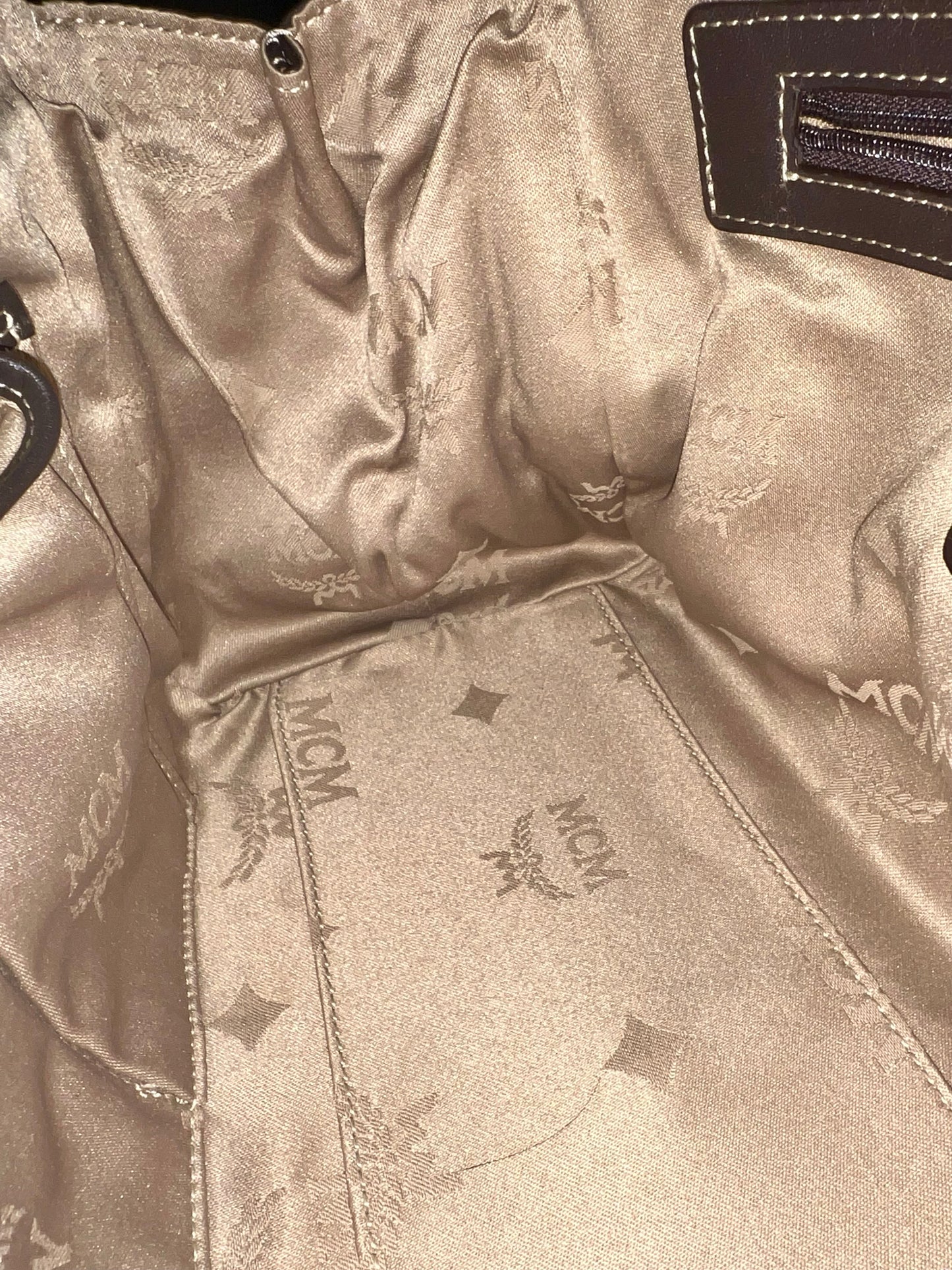 MCM CHOCO BROWN TOTE