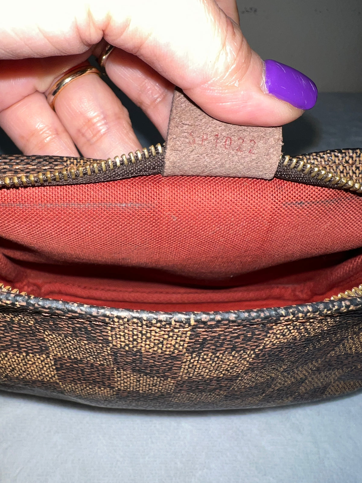 MINI POCHETTE DAMIER