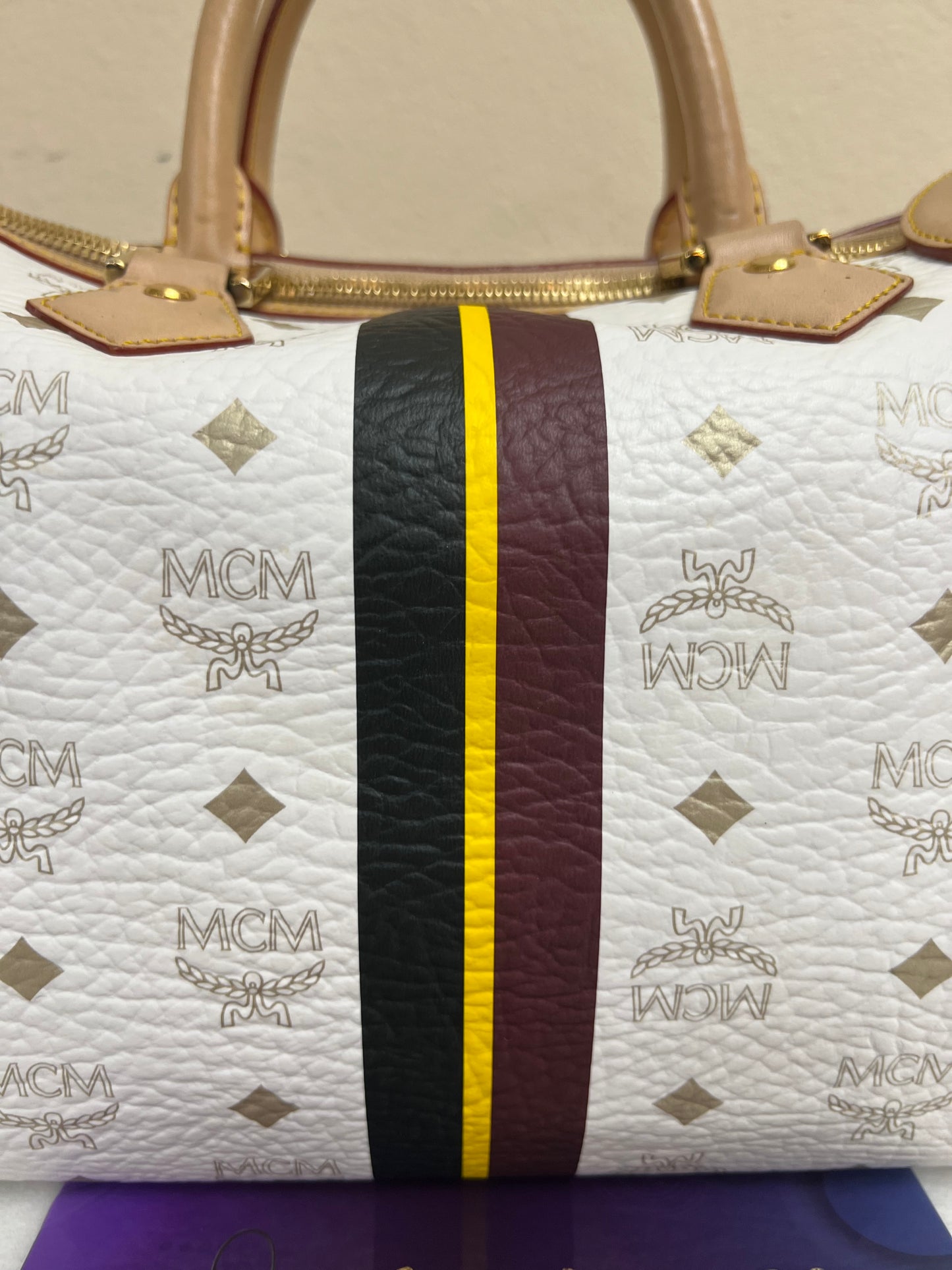 MCM BOSTON WHITE 30