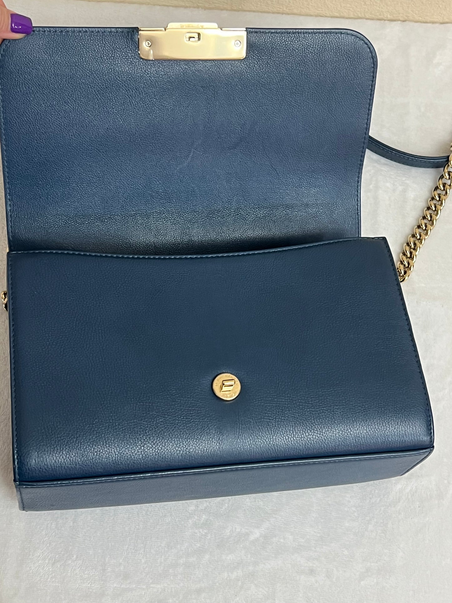LABEL CLICK FLAP BLUE