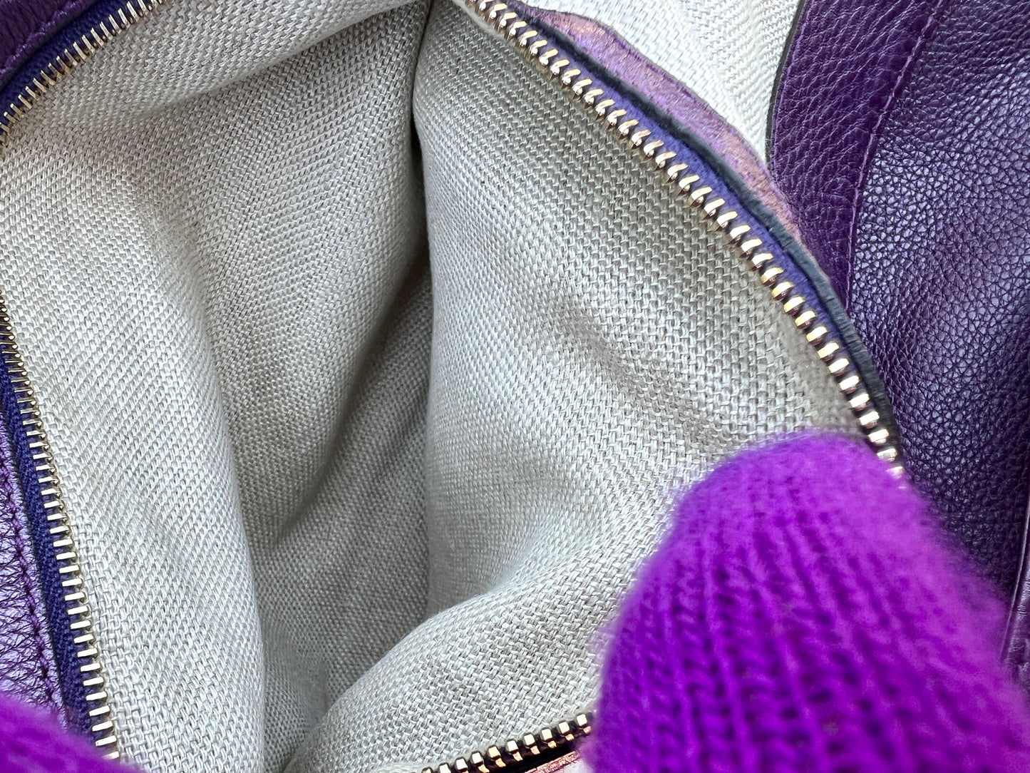 PURPLE TOTE BAG