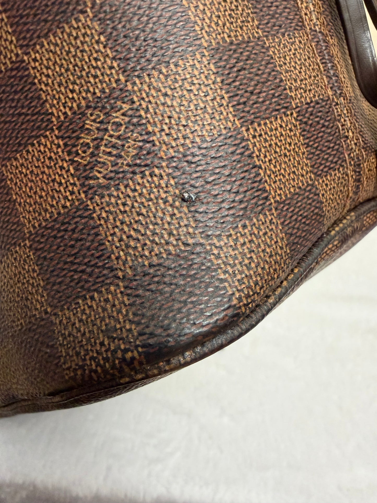 NEVERFULL MM W/ POUCH DAMIER EBENE