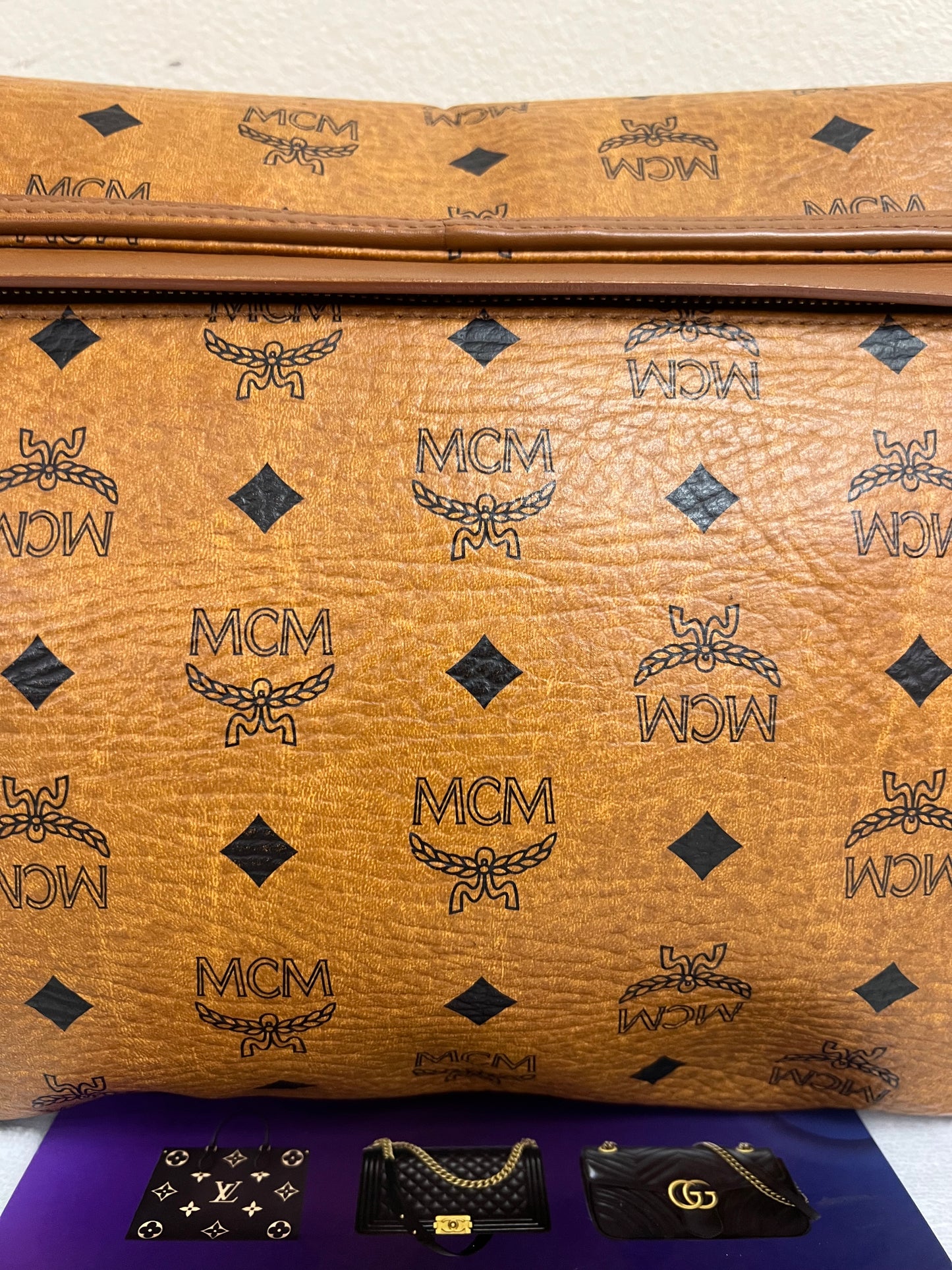 MCM COGNAC CROSSBODY
