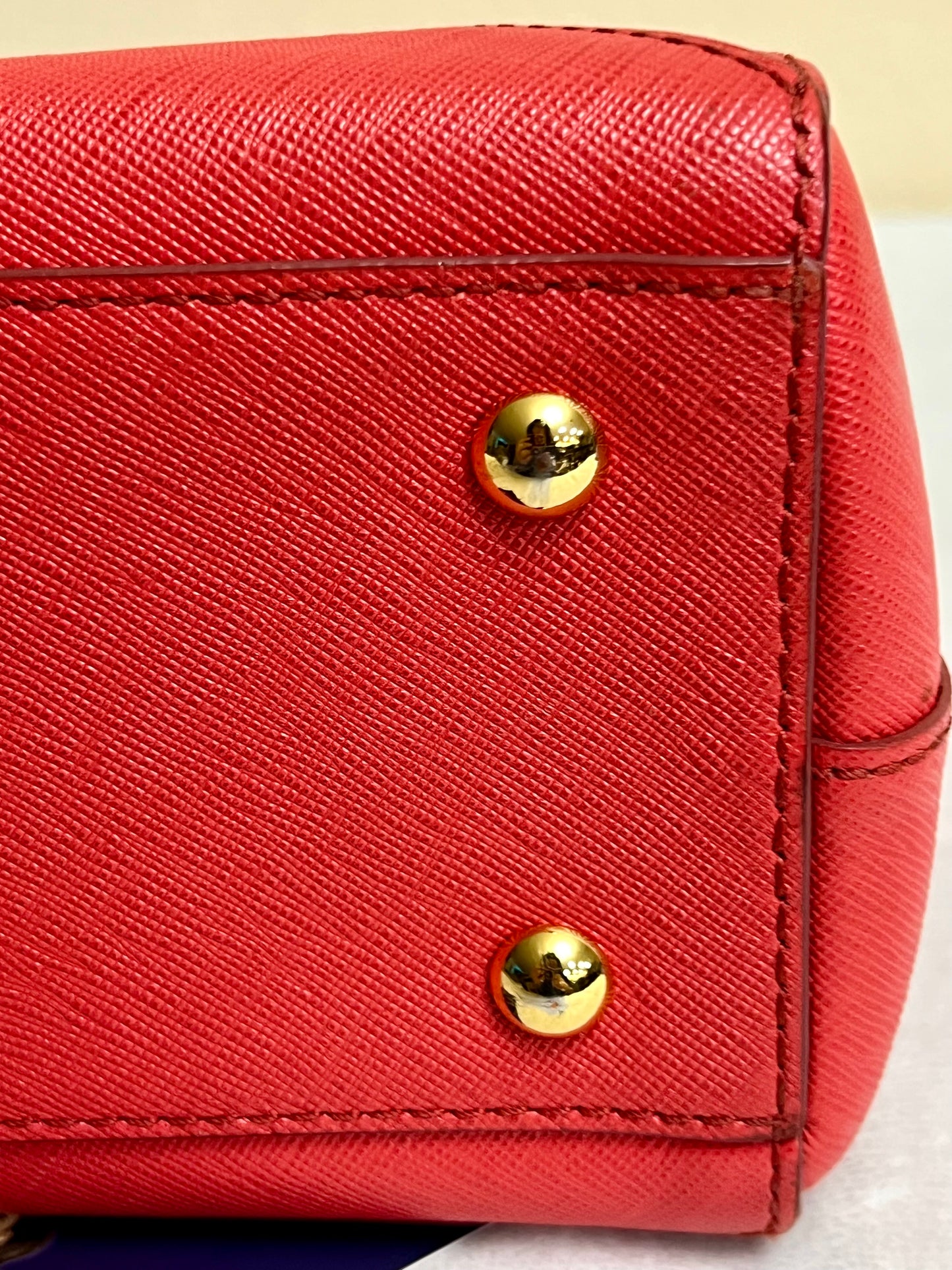 MCM SAFFIANO RED