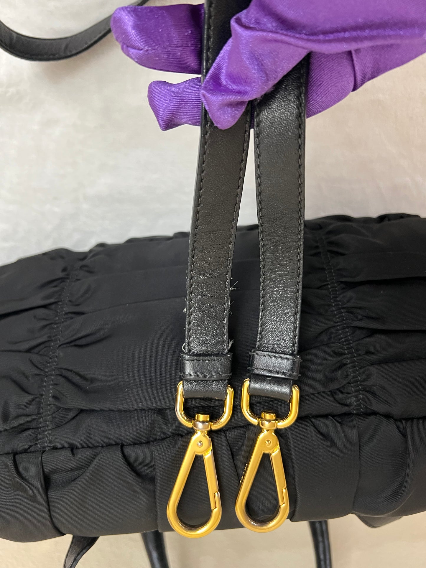 TESSUTO 2 WAY BAG BLACK