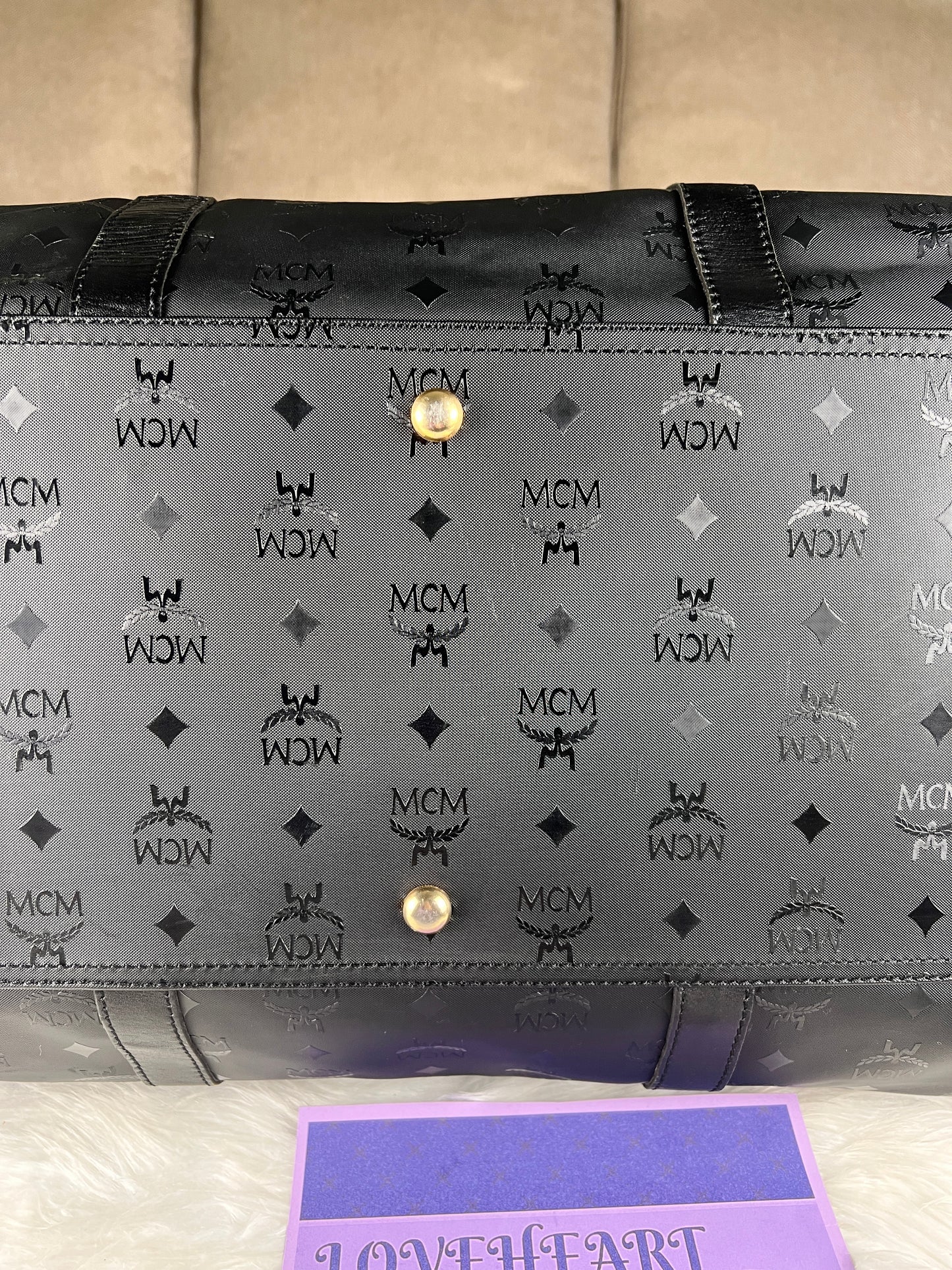 MCM TRAVEL BAG BLACK 60