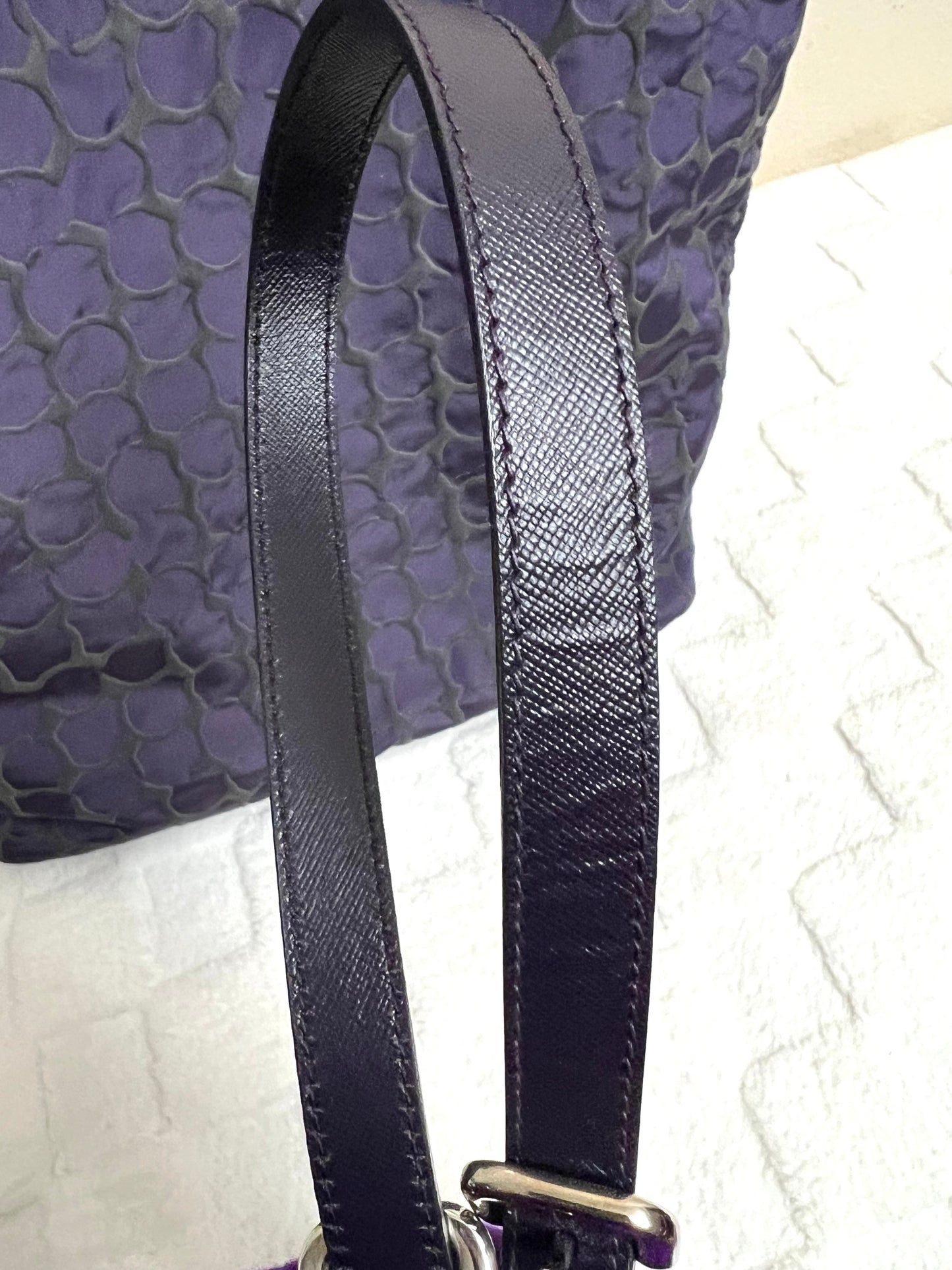 P_R_A_D_A TOTE PURPLE