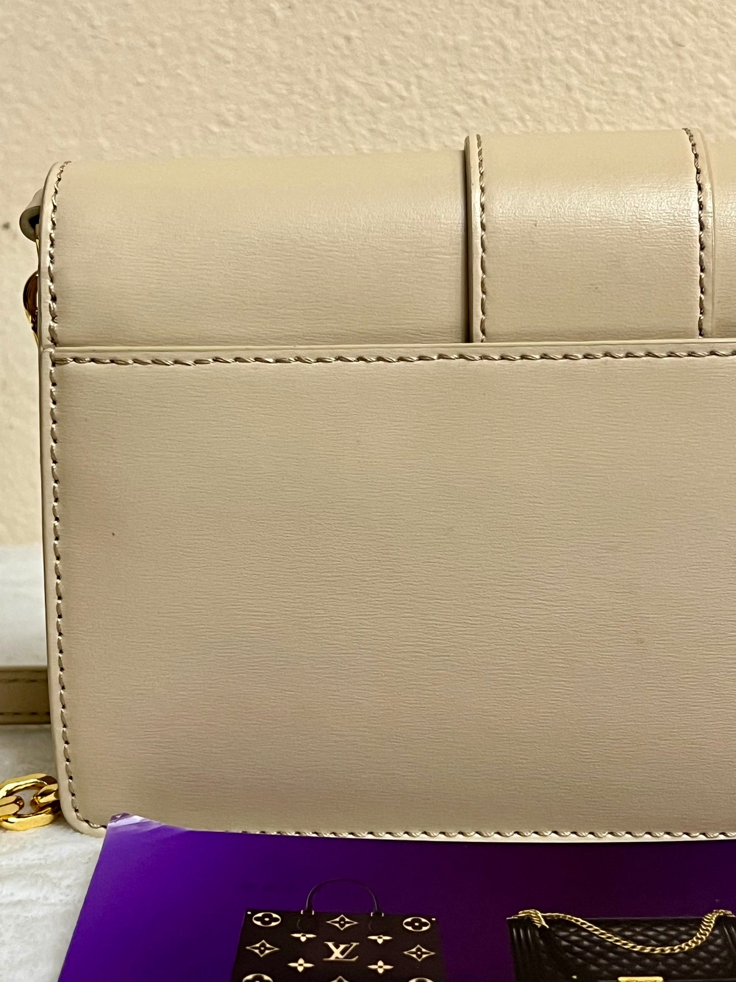MCM Tracy Laurel Leather Chain Crossbody.