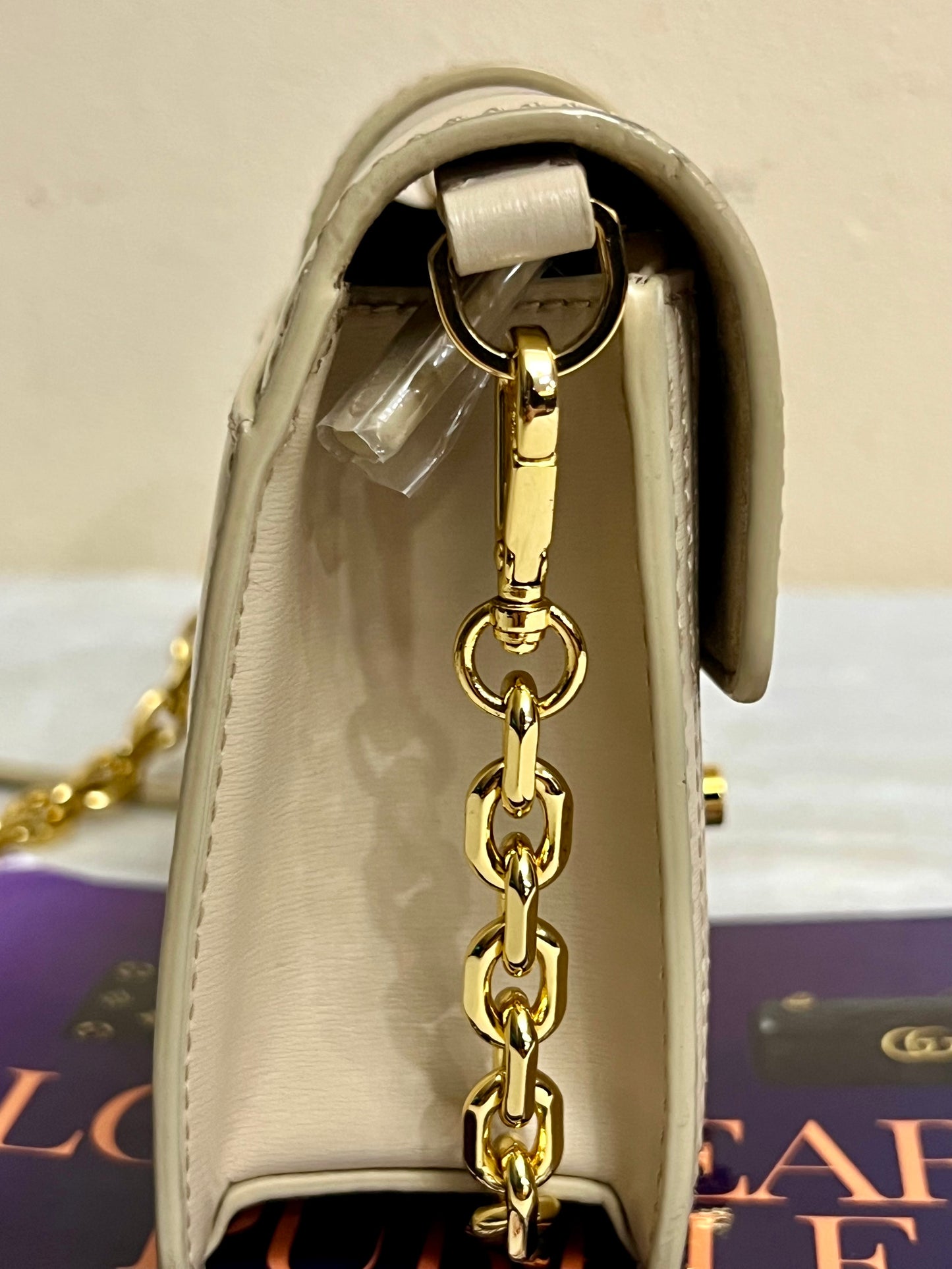 MCM Tracy Laurel Leather Chain Crossbody.