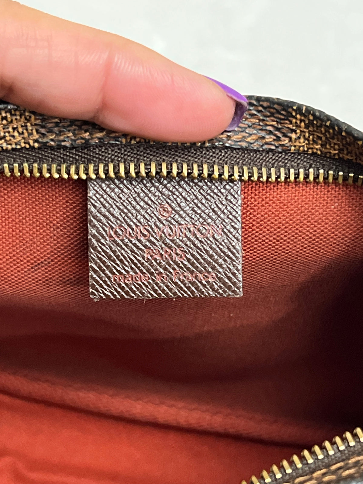 MINI POCHETTE DAMIER