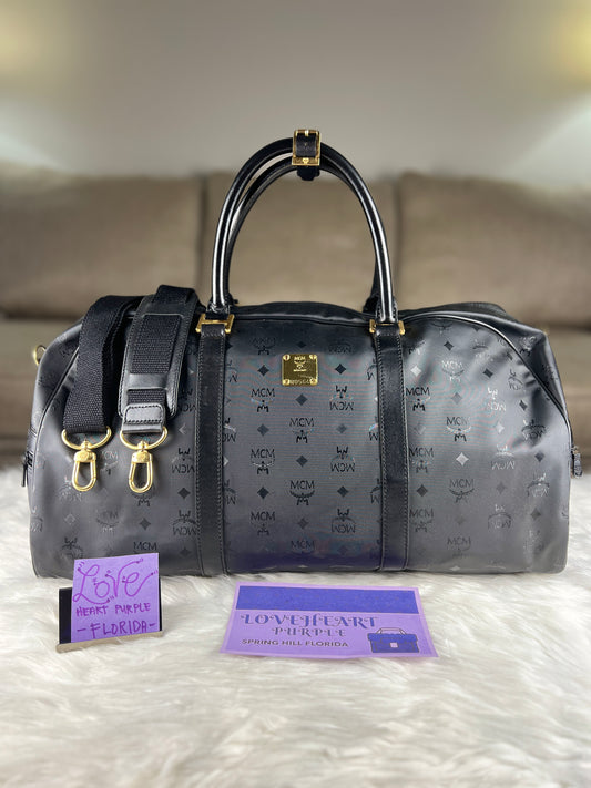 MCM TRAVEL BAG BLACK 60