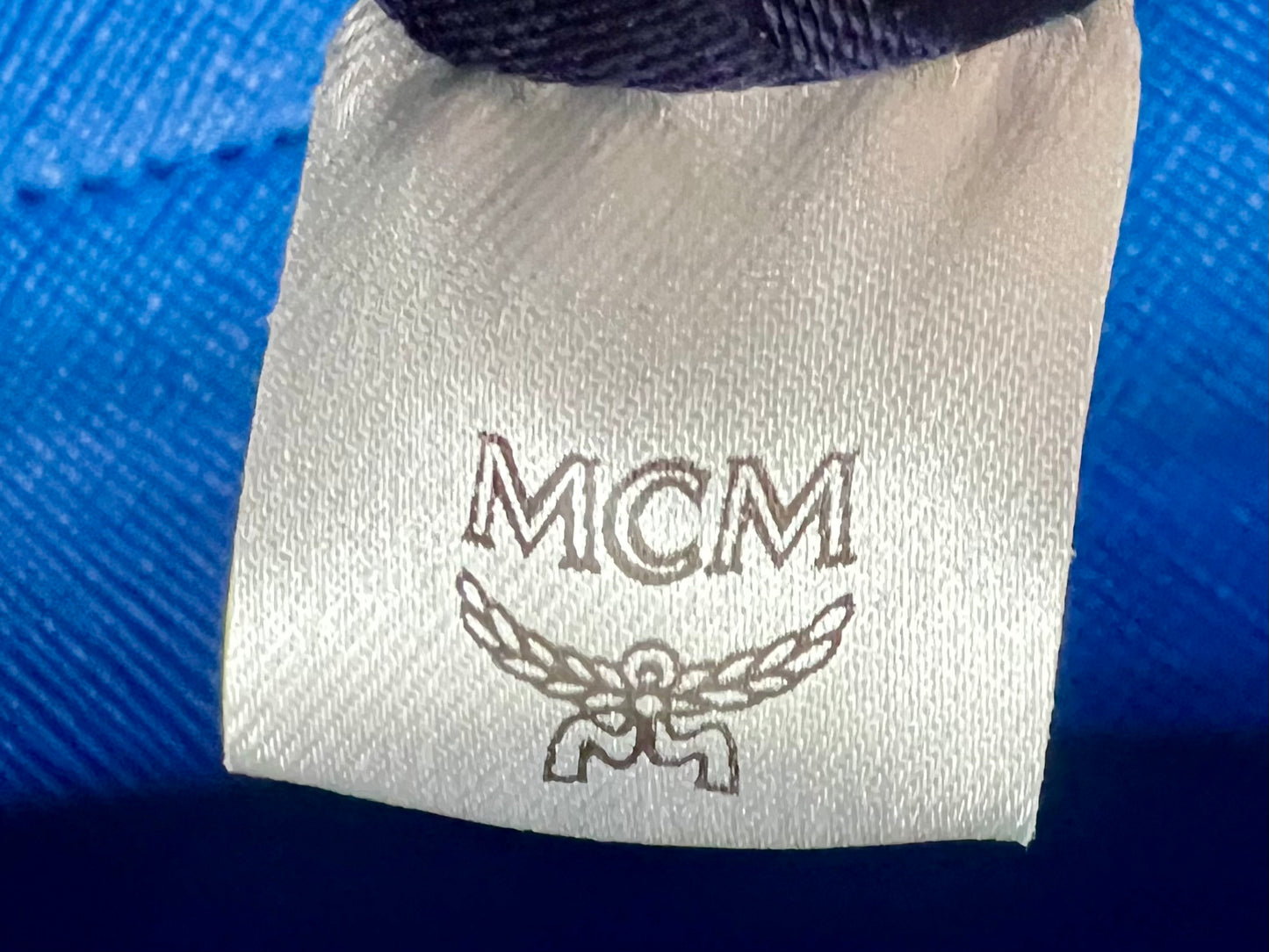 MCM SAFFIANO BLUE