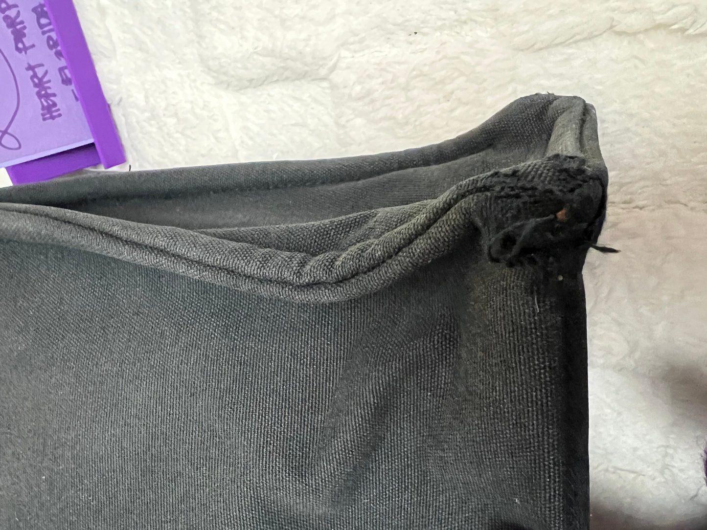 H TOTE BLACK LARGE