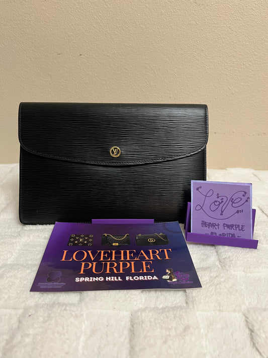 MONTAIGENE EPI CLUTCH BLACK