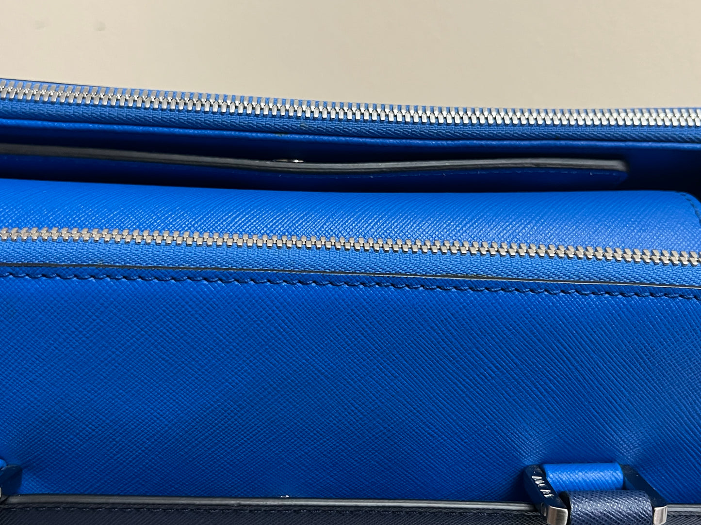 MCM SAFFIANO BLUE