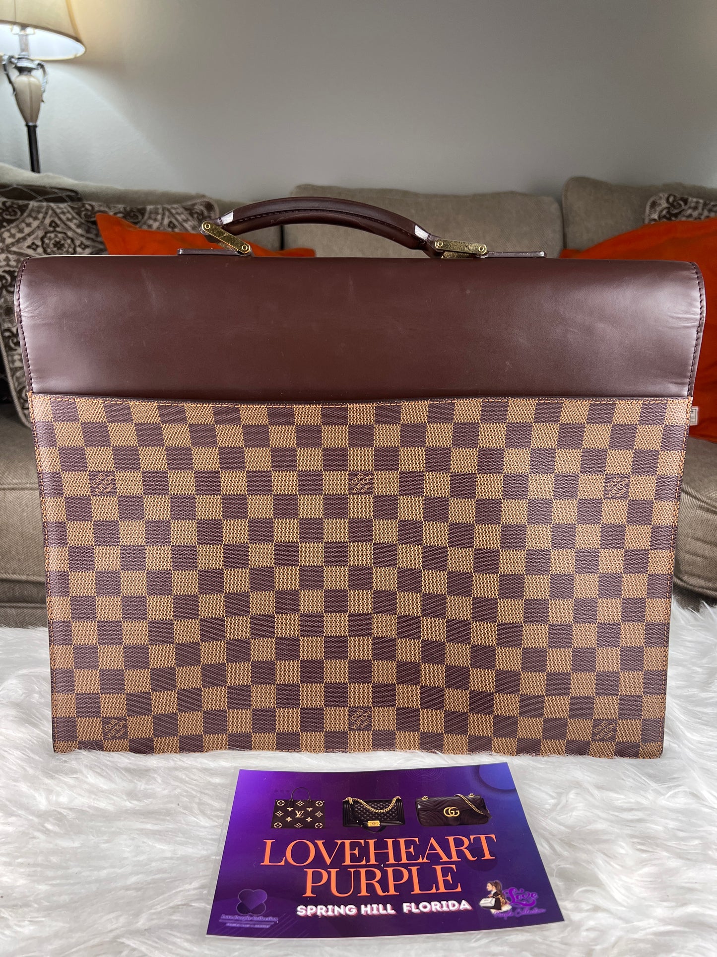 ALTONA PM BRIEFCASE DAMIER EBENE