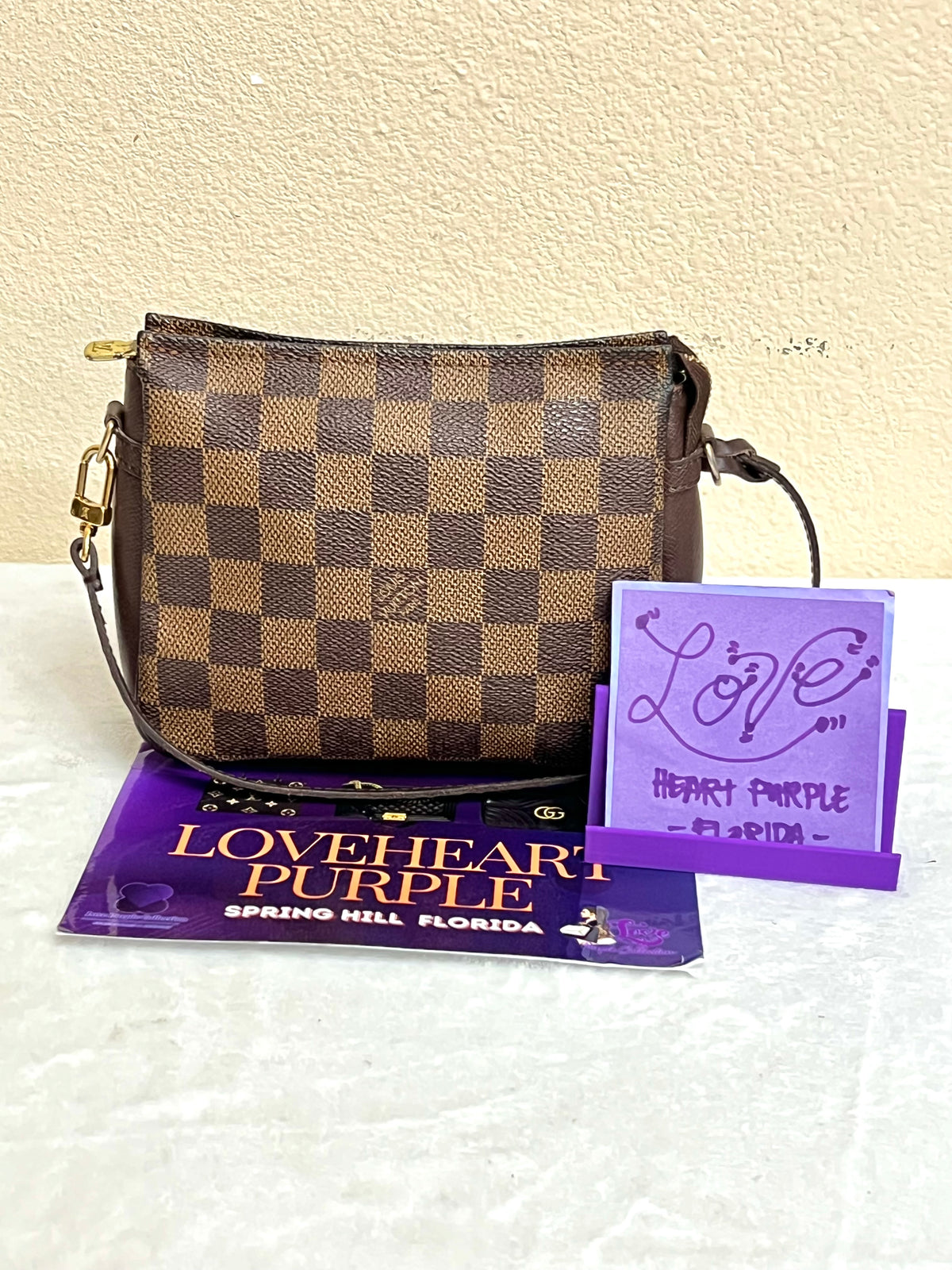 MINI POCHETTE DAMIER