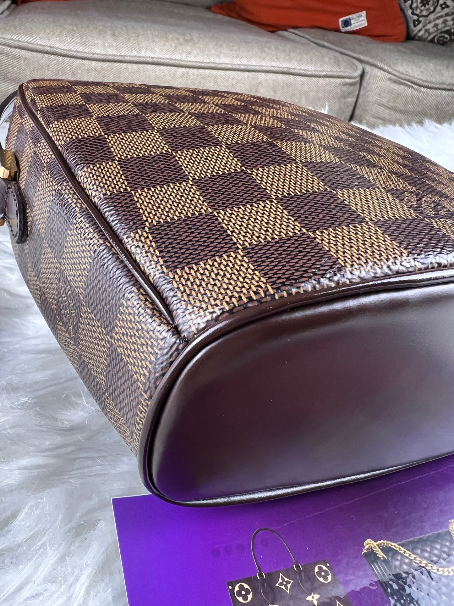 IPANEMA PM CROSSBODY DAMIER EBENE