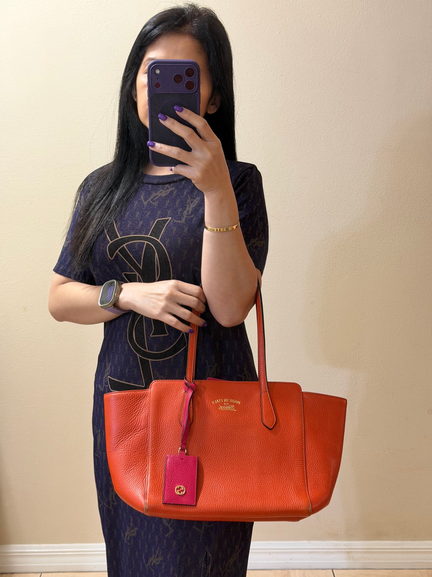 SWING TOTE BAG ORANGE