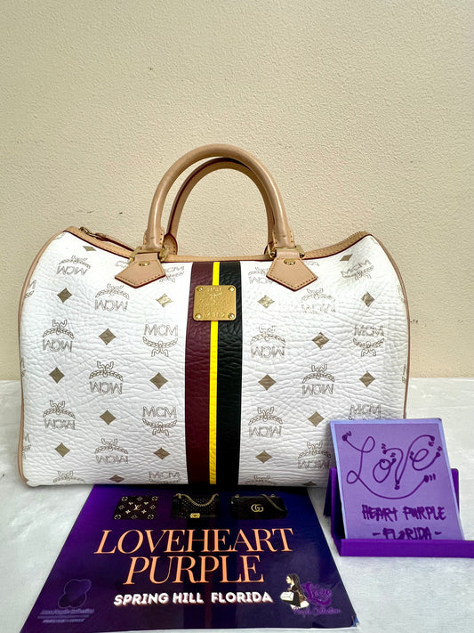 MCM BOSTON WHITE 30