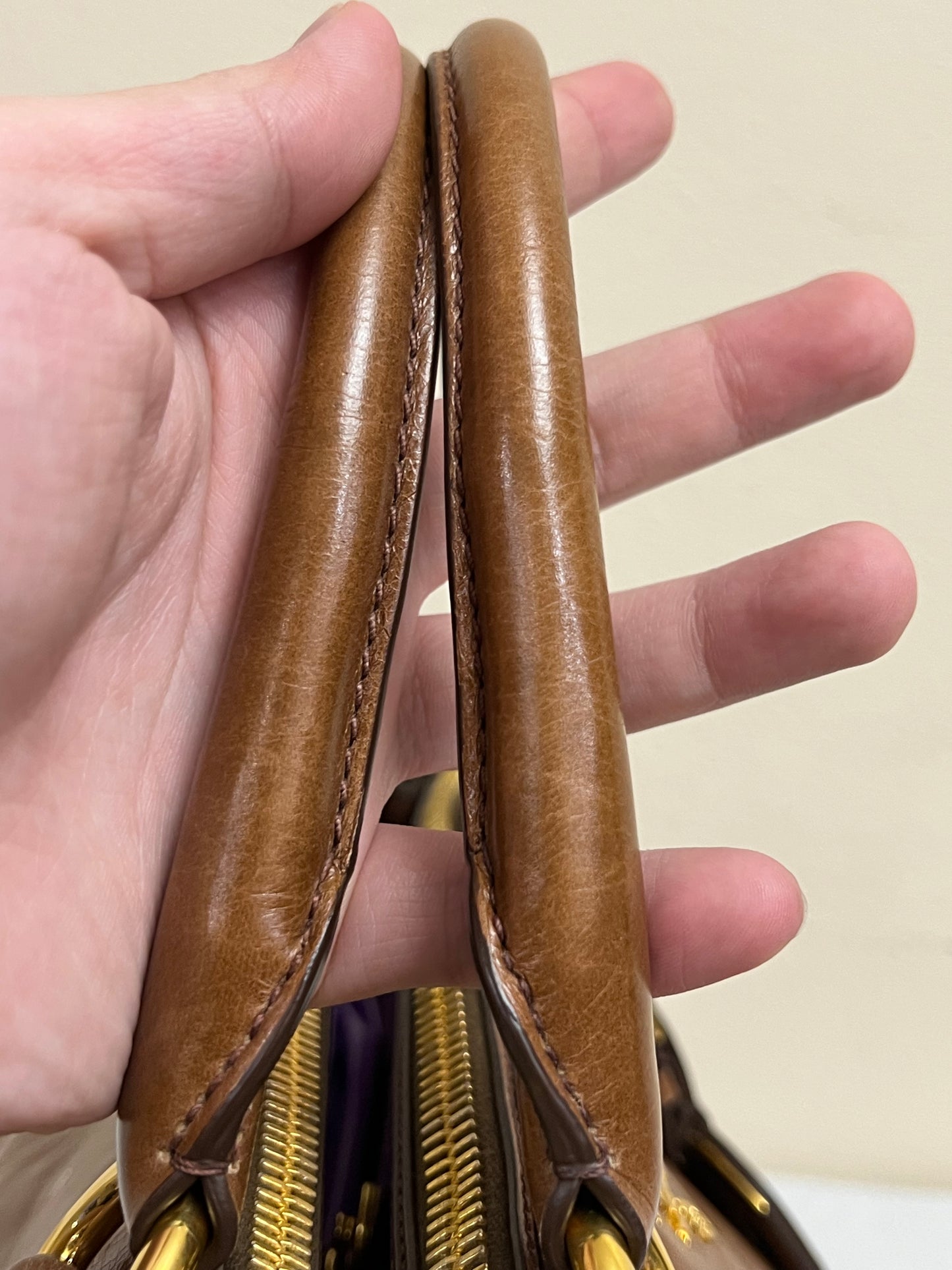 PRADA 2 WAY BROWN