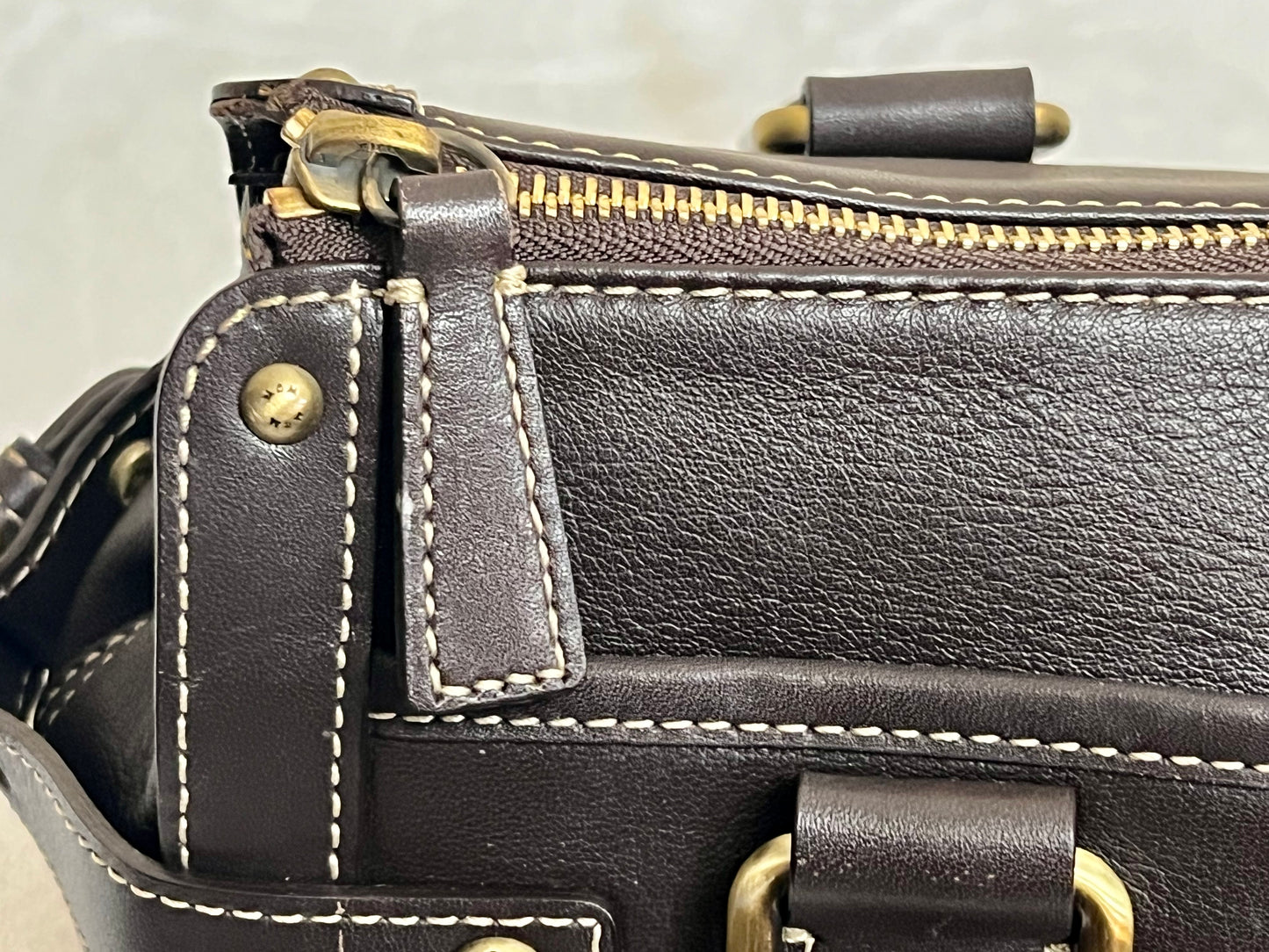 MCM CHOCO BROWN TOTE