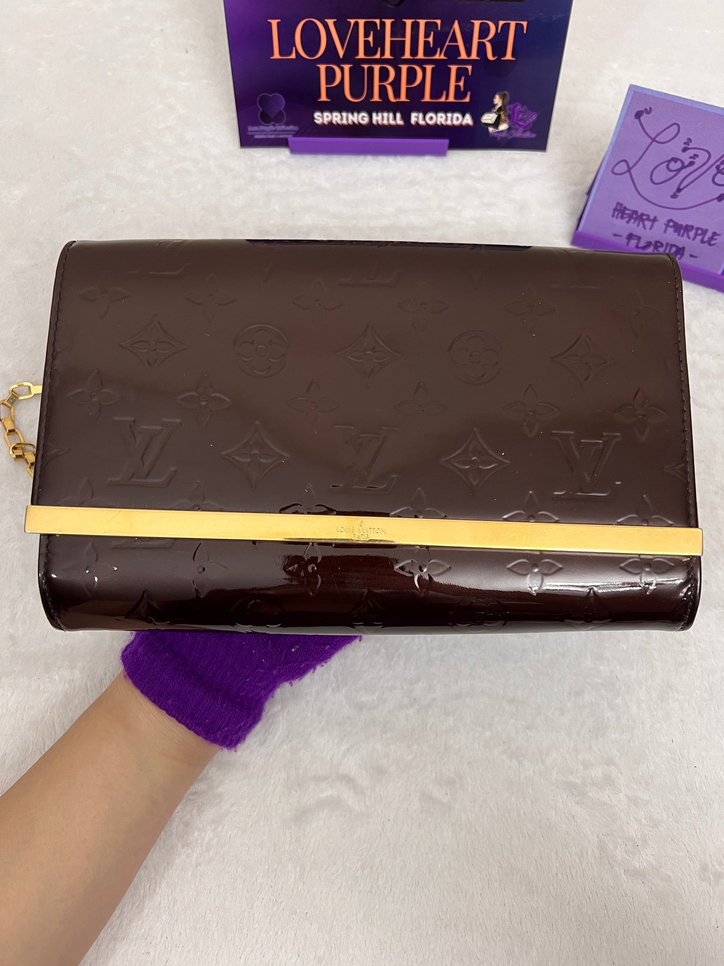 ANA CLUTCH PURPLE