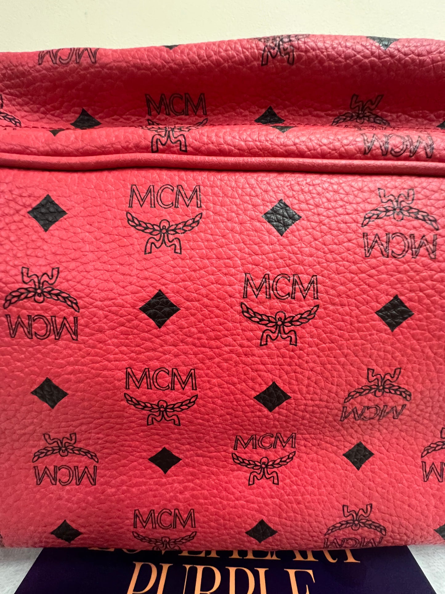 MCM RED BAGPACK LTD