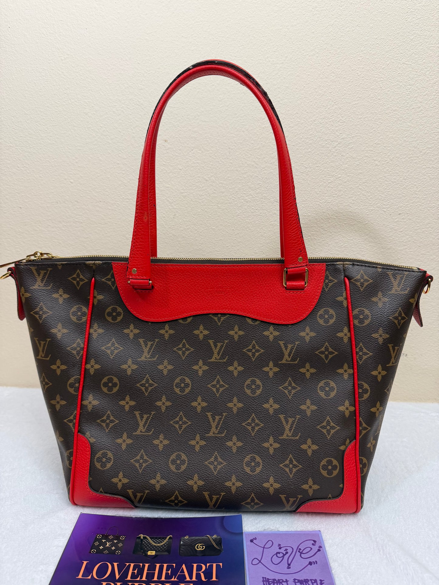 ESTRELA NM MONOGRAM RED