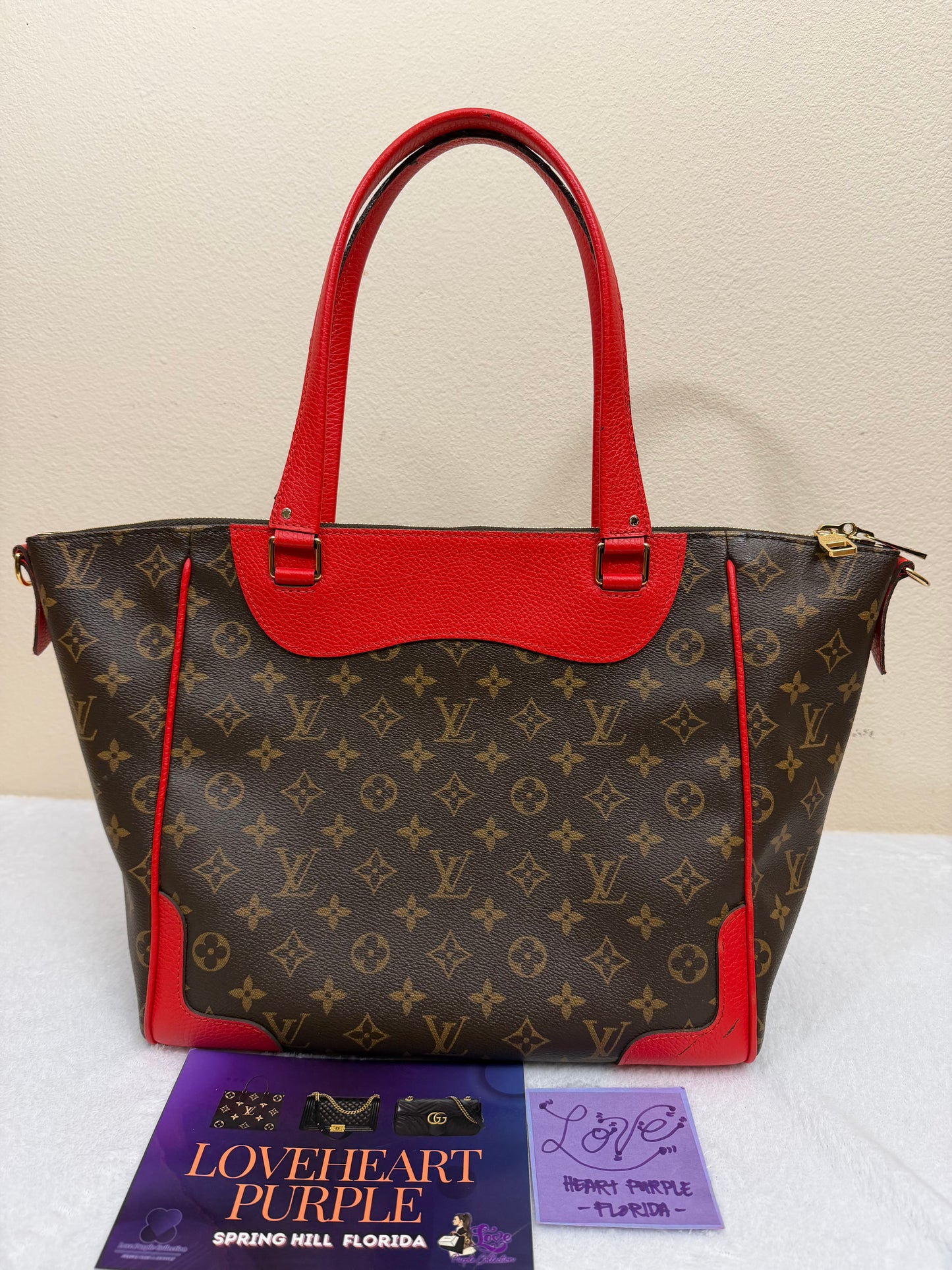 ESTRELA NM MONOGRAM RED