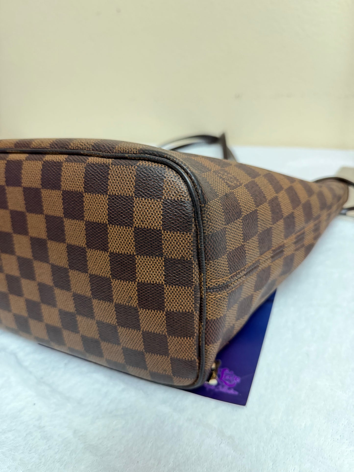 NEVERFULL MM W/ POUCH DAMIER EBENE