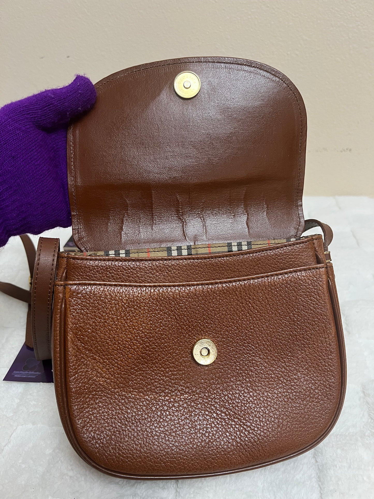 B _ B CROSSBODY BROWN