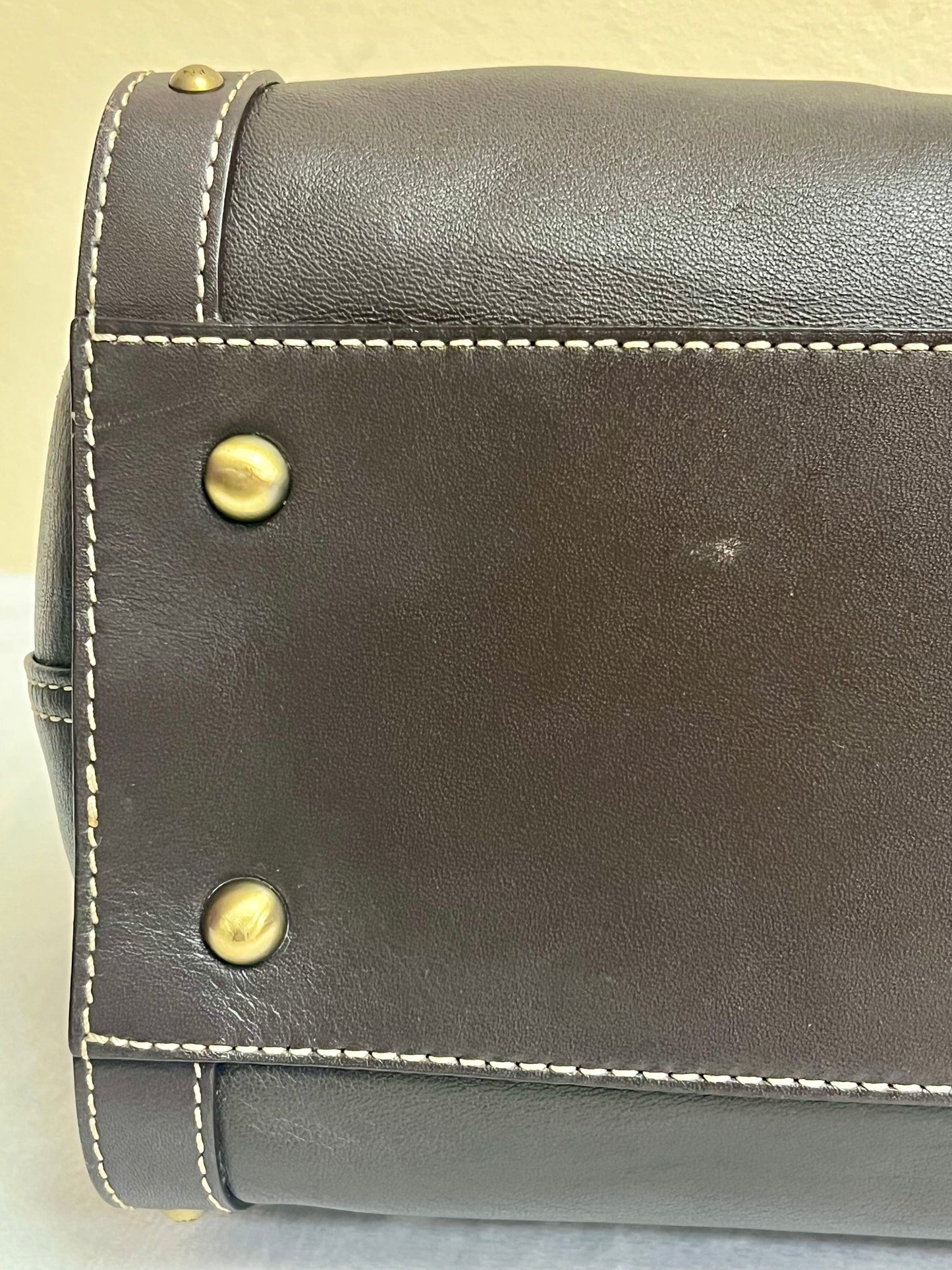 MCM CHOCO BROWN TOTE