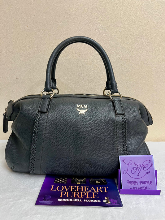 MCM BOSTON SOFT LEATHER