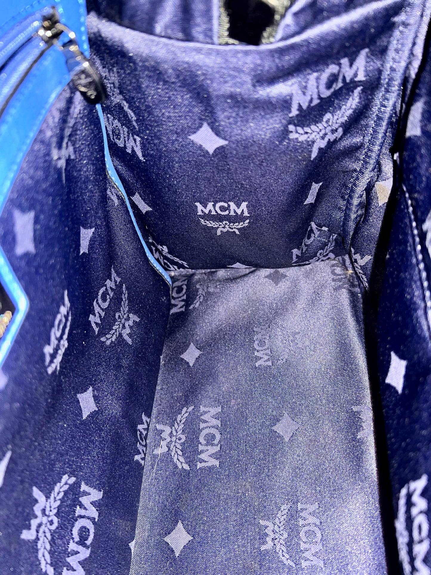 MCM BAGPACK LIMITED EDITION BLUE